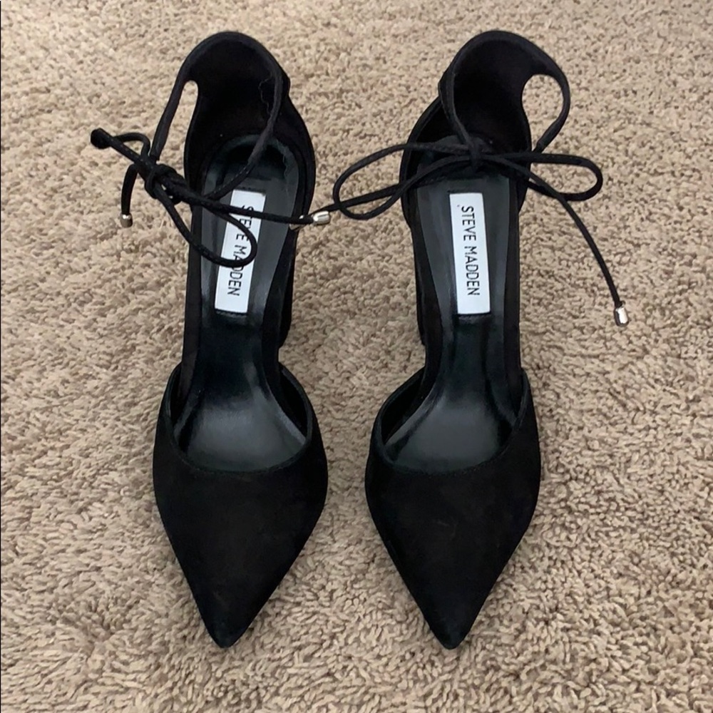 Steve Madden ankle tie heels
